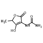 CAS#: 855457-64-6, 1-(4-Hydroxy-5-methyl-2-oxo-2,5-dihydro-3-furanyl)urea
