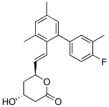 CAS#: 85551-06-0, (4alpha,6beta(E))-DL-6-(2-(4'-Fluoro-3,3',5-Trimethyl(1,1'-Biphenyl)-2-Yl)Ethenyl)Tetrahydro-4-Hydroxy-2H-Pyran-2-One 