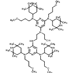 CAS#: 85567-20-0, 2-[[4,6-Bis[(3-Methoxypropyl)(2,2,6,6-Tetramethyl-4-Piperidinyl)Amino]-1,3,5-Triazin-2-Yl][2-[[4,6-Bis[(3-Methoxypropyl)(2,2,6,6-Tetramethyl-4-Piperidinyl)Amino]-1,3,5-Triazin-2-Yl]Amino]Ethyl]Amino]-Ethanol