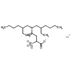 CAS#: 85567-61-9, 4-[bis(2-ethylhexyl)amino]-4-oxo-2-sulfonato-Butanoate sodium salt (1:1)