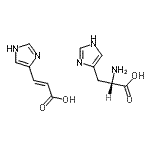 CAS#: 85586-47-6, (2E)-3-(1H-Imidazol-4-yl)acrylic acid - L-histidine (1:1)