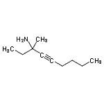 CAS#: 855902-80-6, 3-Methyl-4-nonyn-3-amine
