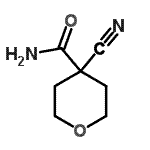 CAS#: 856067-31-7, 4-Cyanotetrahydro-2H-pyran-4-carboxamide
