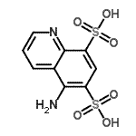 CAS#: 856086-65-2, 5-Amino-6,8-quinolinedisulfonic acid