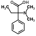 CAS 登录号：85614-51-3， 2-(二甲基氨基)-2-苯基丁酸