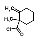 CAS 登录号：85620-36-6， 1-甲基-2-亚甲基环己烷羰基氯化物