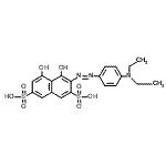 CAS#: 85653-98-1, 3-{[4-(Diethylamino)phenyl]diazenyl}-4,5-dihydroxy-2,7-naphthalenedisulfonic acid
