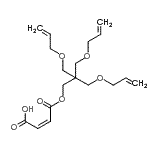 CAS 登录号：85661-29-6， (2Z)-4-{3-(烯丙氧基)-2,2-二[(烯丙氧基)甲基]丙氧基}-4-氧代-2-丁烯酸