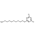 CAS#: 85665-56-1, 2,4-Dichloro-6-(decyloxy)-1,3,5-triazine