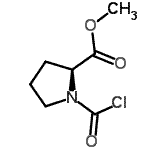 CAS 登录号：85665-59-4， 甲基1-(氯甲酰基)-L-脯氨酸酯