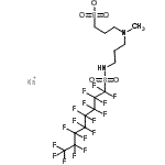 CAS#: 85665-65-2, Sodium 3-[(3-{[(heptadecafluorooctyl)sulfonyl]amino}propyl)(methyl)amino]-1-propanesulfonate