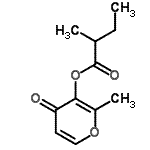 CAS#: 85665-78-7, 2-Methyl-4-oxo-4H-pyran-3-yl 2-methylbutanoate