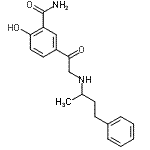 CAS#: 85665-85-6, 2-Hydroxy-5-[N-(4-phenyl-2-butanyl)glycyl]benzamide