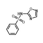 CAS#: 856777-81-6, N-(1,2,4-Oxadiazol-5-yl)benzenesulfonamide