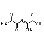 CAS#: 856808-53-2, (2E)-2-[(2-Chloropropanoyl)imino]propanoic acid