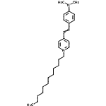 CAS#: 85687-99-6, 4-{2-[4-(Dimethylamino)phenyl]vinyl}-1-dodecylpyridinium
