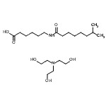 CAS#: 85702-79-0, 6-[(7-Methyloctanoyl)amino]hexanoic acid - 2,2',2''-nitrilotriethanol (1:1)