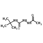 CAS#: 857030-37-6, 2-Acetyl-N-(2-methyl-2-propanyl)hydrazinecarbothioamide