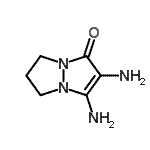 CAS#: 857035-94-0, 2,3-Diamino-6,7-dihydro-1H,5H-pyrazolo[1,2-a]pyrazol-1-one