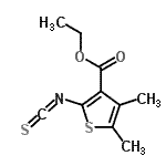 CAS 登录号：85716-85-4， 乙基2-异硫氰酸基-4,5-二甲基-3-噻吩羧酸酯
