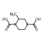 CAS#: 857188-26-2, 2-Methyl-1,4-piperazinedicarboxylic acid