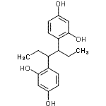 CAS#: 85720-47-4, 4,4'-(3,4-Hexanediyl)di(1,3-benzenediol)
