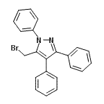 CAS#: 85720-74-7, 5-(Bromomethyl)-1,3,4-triphenyl-1H-pyrazole