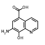 CAS#: 857208-23-2, 7-Amino-8-hydroxy-5-quinolinecarboxylic acid