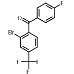 CAS#: 85721-09-1, [2-Bromo-4-(trifluoromethyl)phenyl](4-fluorophenyl)methanone