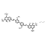 CAS#: 85721-17-1, Dibarium 6,6'-[(3,3'-dimethoxy-4,4'-biphenyldiyl)di-2,1-diazenediyl]bis(4-amino-5-hydroxy-1,3-naphthalenedisulfonate)