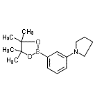 CAS#: 857283-63-7, 1-[3-(4,4,5,5-Tetramethyl-1,3,2-dioxaborolan-2-yl)phenyl]pyrrolidine