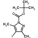 CAS#: 857283-71-7, 2-Methyl-2-propanyl 4-iodo-3,5-dimethyl-1H-pyrazole-1-carboxylate
