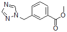 CAS 登录号：857284-24-3， 3-(1H-1,2,4-三唑-1-基甲基)-苯甲酸甲酯