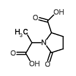 CAS 登录号：857425-57-1， 1-(1-羧基乙基)-5-氧代脯氨酸
