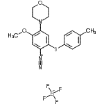 CAS#: 85750-32-9, 5-Methoxy-2-[(4-methylphenyl)sulfanyl]-4-(4-morpholinyl)benzenediazonium tetrafluoroborate