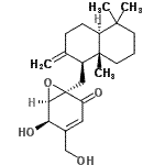 CAS#: 85754-70-7, (1R,5R,6R)-5-Hydroxy-4-(hydroxymethyl)-1-{[(1S,4aS,8aS)-5,5,8a-trimethyl-2-methylenedecahydro-1-naphthalenyl]methyl}-7-oxabicyclo[4.1.0]hept-3-en-2-one