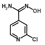 CAS#: 857653-85-1, 2-Chloro-N-hydroxy-4-pyridinecarboximidamide