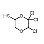 CAS#: 857838-55-2, 5,6,6-Trichloro-1,4-dioxane-2-thiol