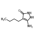CAS#: 857988-46-6, 5-Amino-4-butyl-1,2-dihydro-3H-pyrazol-3-one