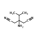 CAS#: 858252-08-1, 3-Amino-3-isopropylpentanedinitrile