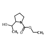 CAS#: 858273-41-3, Ethyl 2-(1-hydroxyethyl)-1-pyrrolidinecarboxylate