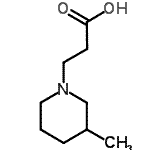 CAS#: 858444-38-9, 3-(3-Methyl-1-piperidinyl)propanoic acid