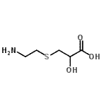 CAS#: 85852-48-8, 3-[(2-Aminoethyl)sulfanyl]-2-hydroxypropanoic acid