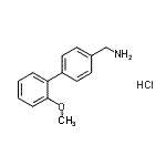CAS#: 858674-01-8, 1-(2'-Methoxy-4-biphenylyl)methanamine hydrochloride (1:1)