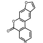 CAS#: 85878-62-2, 5H-Furo[3',2':6,7]chromeno[3,4-c]pyridin-5-one