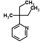 CAS 登录号：85895-81-4， 2-(3-甲基-3-戊烷基)吡啶