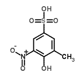 CAS#: 85895-88-1, 4-Hydroxy-3-methyl-5-nitrobenzenesulfonic acid