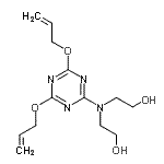 CAS#: 85896-25-9, 2,2'-{[4,6-Bis(allyloxy)-1,3,5-triazin-2-yl]imino}diethanol