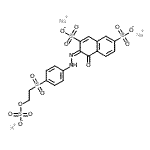 CAS 登录号：85940-65-4， 钾钠(3E)-4-氧代-3-[(4-{[2-(磺酸氧基)乙基]磺酰基}苯基)亚肼基]-3,4-二氢-2,7-萘二磺酸酯(1:2:1)