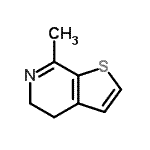 CAS#: 859486-70-7, 7-Methyl-4,5-dihydrothieno[2,3-c]pyridine